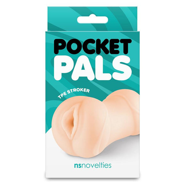 NS Novelties Pocket Pals Vagina Stroker - Colour: White