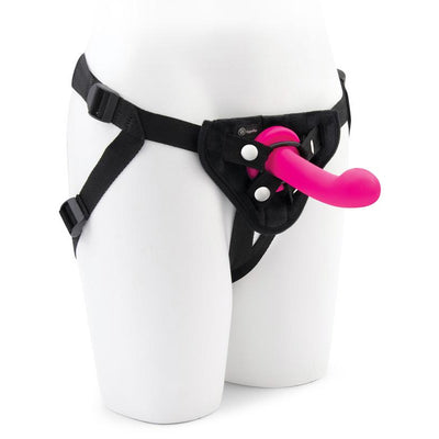 Together Pop 5.5 in. Silicone Dildo & Harness Set