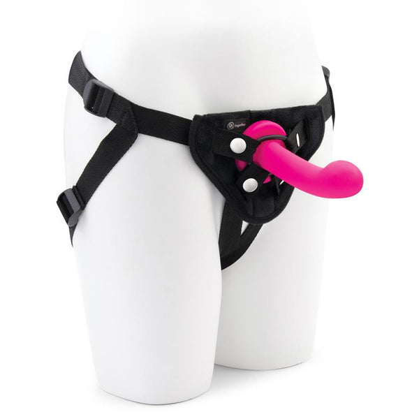 Together Pop 5.5 in. Silicone Dildo & Harness Set
