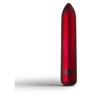 Rocks Off Golden Rose 16 Function Waterproof Rechargeable Bullet - Colour: Poppy Red