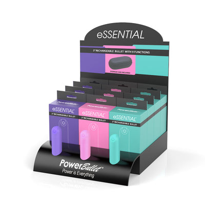 BMS Factory PowerBullet Essential Display Rechargeable Bullet Vibrator