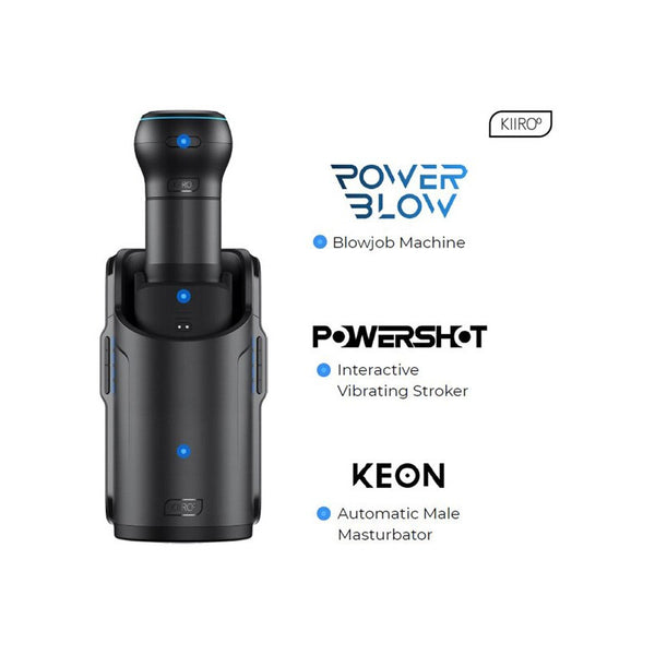 Kiiroo Powershot Compact Male Vibrator with Dual Motors and App Control