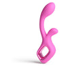NS Novelties Pretty in Pink Velvet Silicone Rabbit Vibrator