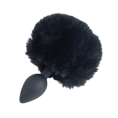 Punishment Bunny Tail Silicone Butt Plug
