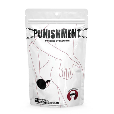 Punishment Bunny Tail Silicone Butt Plug