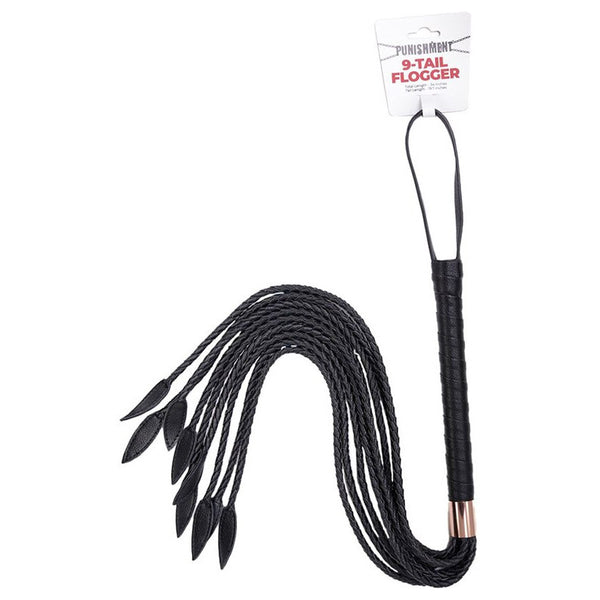 BMS Factory Punishment Braided 9 Tail Flogger