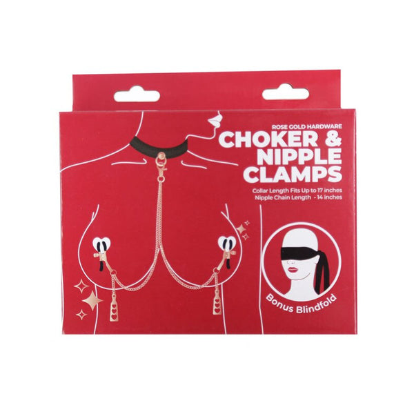 BMS Factory Punishment Choker and Nipple Clamps