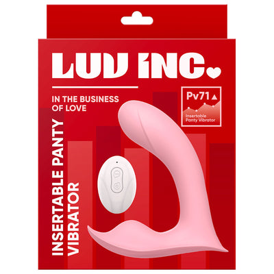 Luv Inc Panty Vibe Remote Controlled Silicone Vibrator - Colour: Taupe