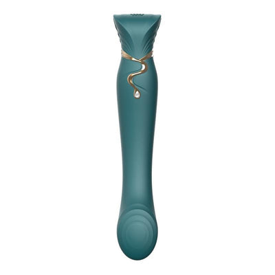 Zalo Queen Set - G-Spot Pulse Wave Vibrator With Suction Sleeve - Colour: Twilight Purple