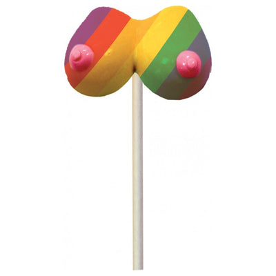 Hott Products Rainbow Boobie Candy Pop 42g