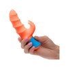 CalExotics Rave Tickler Dual Massager with Swirled Shaft and Triple Ticklers