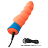 CalExotics Rave Tickler Dual Massager with Swirled Shaft and Triple Ticklers