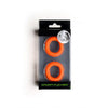 Sport Fucker Ready Rings Glow Liquid Silicone Cock Ring - Colour: Orange