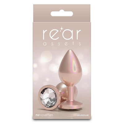 NS Novelties Rear Assets Iridescent Anal Toy - Colour: Champagne