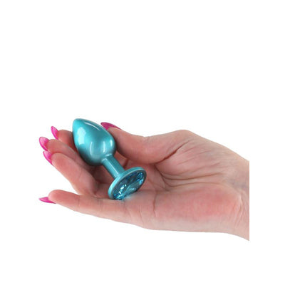 NS Novelties Rear Assets Iridescent Anal Toy Small - Colour: Teal