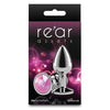 NS Novelties Rear Assets Silver Small Gem Anal Plug