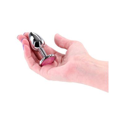 NS Novelties Rear Assets Silver Small Gem Anal Plug