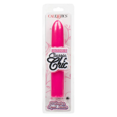 CalExotics Chic Rechargeable Classic Silicone Massager 7 Inch