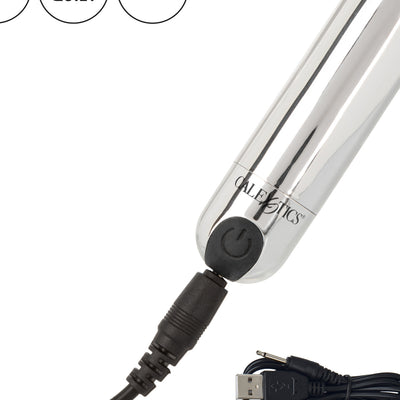 Calexotics Rechargeable Hideaway Bullet - Colour: Silver