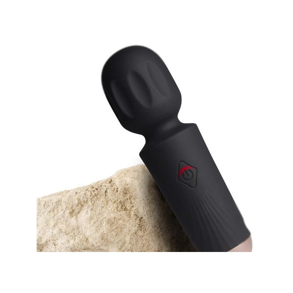 Rocks Off Rechargeable Mini Wand - Colour: Black Tulip