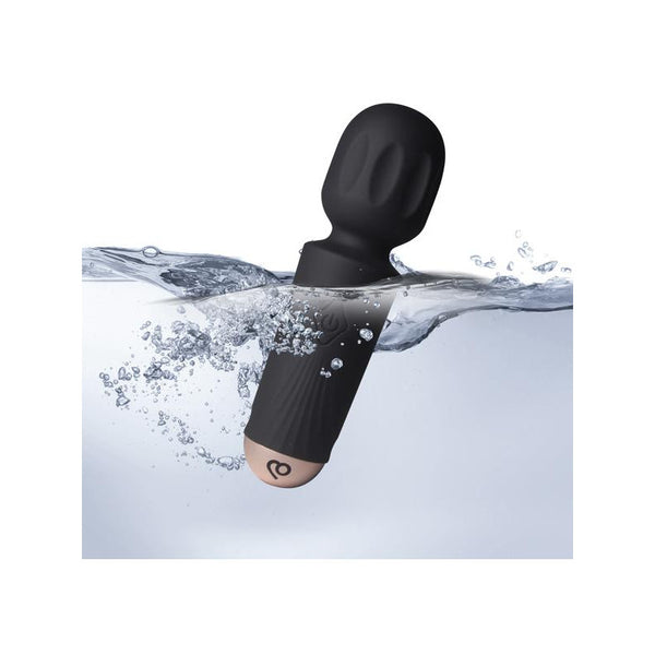 Rocks Off Rechargeable Mini Wand - Colour: Black Tulip