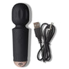 Rocks Off Rechargeable Mini Wand - Colour: Black Tulip