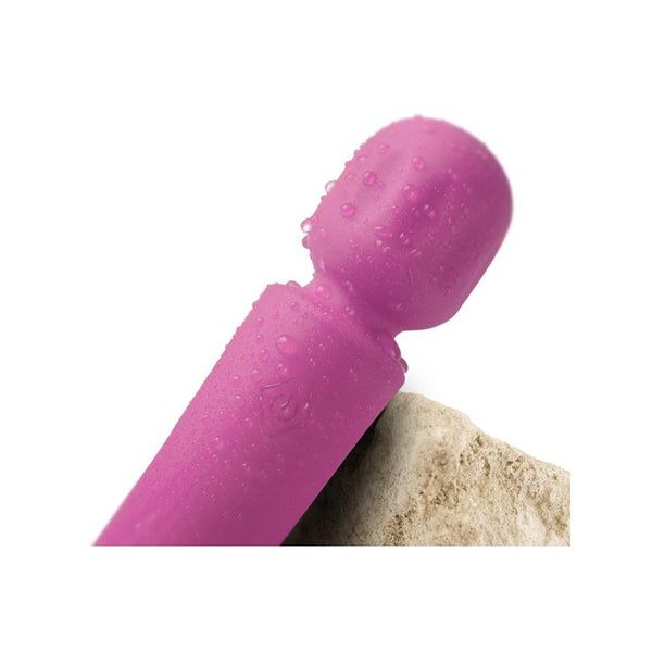 Rocks Off Rechargeable Mini Wand - Colour: Peony Pink