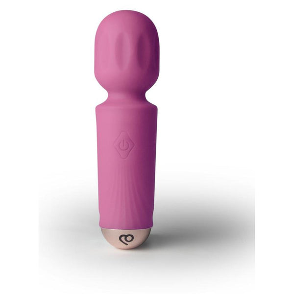 Rocks Off Rechargeable Mini Wand - Colour: Peony Pink