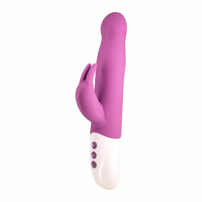 Seven Creations Rechargeable Silicone Rabbit Rotation Vibrator 23.4cm
