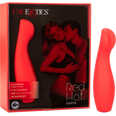 CalExotics Red Hot Blaze Silicone Vibrator