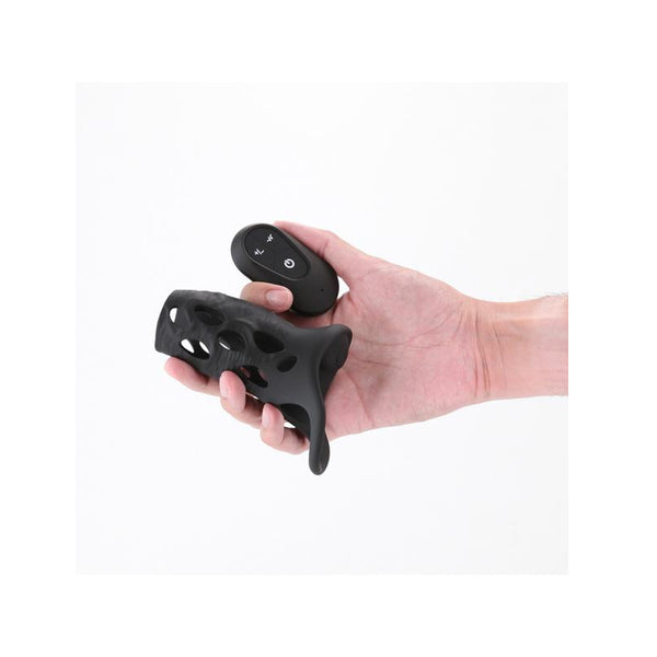NS Novelties Renegade Edge Vibrating Penis Sleeve with Remote Control