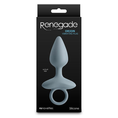 NS Novelties Renegade Orion Sage Silicone Vibrating Plug - Colour: Gray