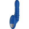 Forto Ribbed Pro Massager - Colour: Blue