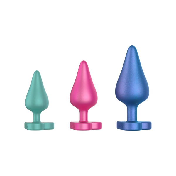 Romp Luster Silicone Butt Plug Anal Training Set