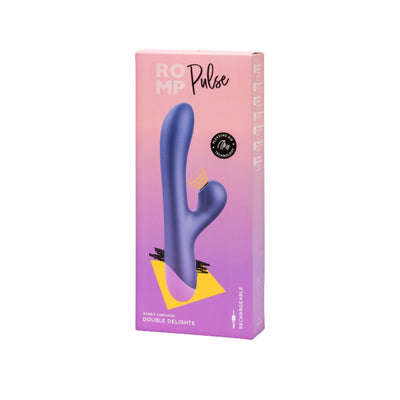 Romp Pulse Rabbit Vibrator With Pleasure Air