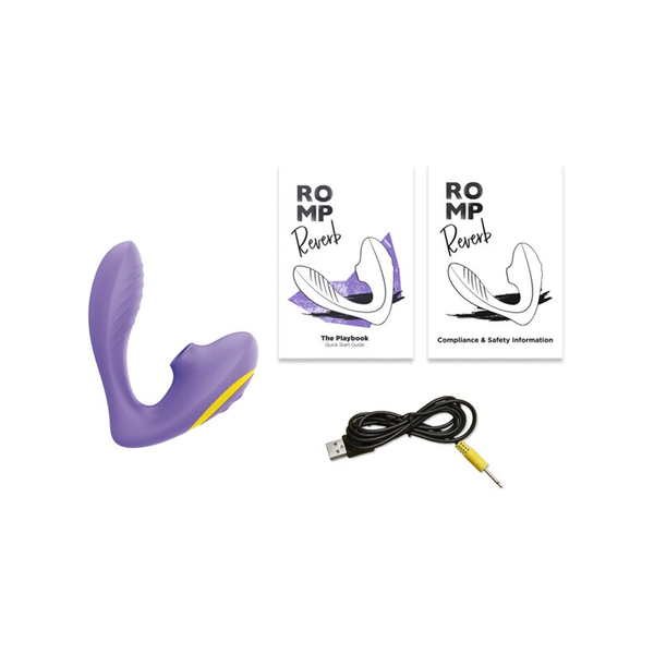 Romp Reverb Dual G-Spot and Clitoral Stimulator with Pleasure Air Technology