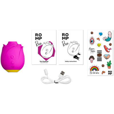 Romp Rose Clitoral Stimulator With Pleasure Air Technology