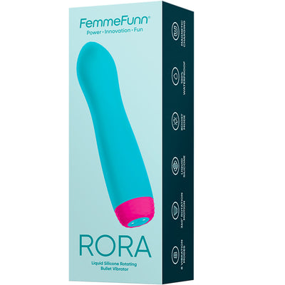 Femme Fun Rora Liquid Silicone Rotating Bullet Vibrator