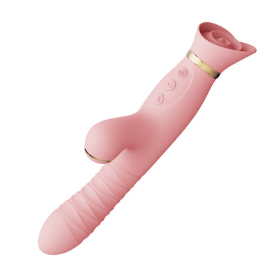 Zalo Rose Thruster Dual Stimulation Thrusting Vibrator