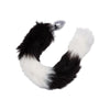 CalExotics Running Wild Tail - Colour: Black and White