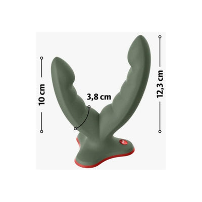 Fun Factory Ryde Wild Olive Grinding Dildo with Suction Base