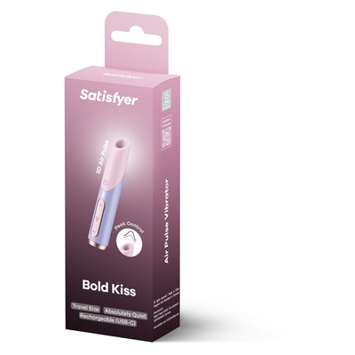 Satisfyer Bold Kiss Travel Air Pulse Stimulator