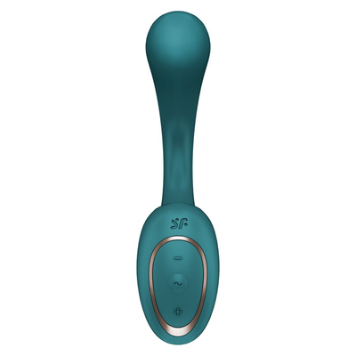 Satisfyer G For Goddess 2 Dual Stimulation Vibrator - Colour: Green