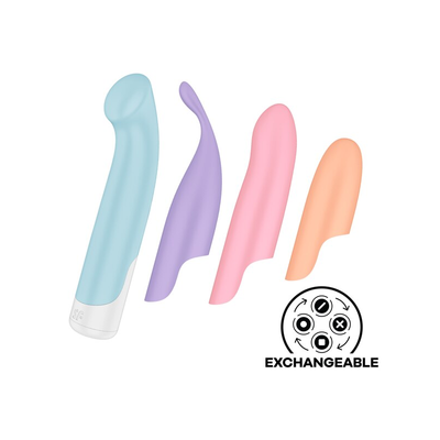 Satisfyer Playful Four 4-in-1 Vibrator Set with Silicone Sleeves
