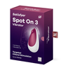 Satisfyer Spot On 3 Lay-On Vibrator - Colour: Berry