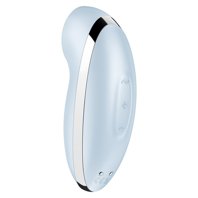 Satisfyer Tap and Climax 2 Lay-On Vibrator - Colour: Teal