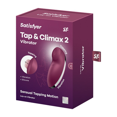 Satisfyer Tap and Climax 2 Lay-On Vibrator