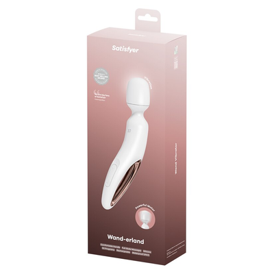 Satisfyer Wand-erland Wand Vibrator - Colour: White