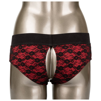 California Exotic Scandal Pegging Panty Set - Size: S/M