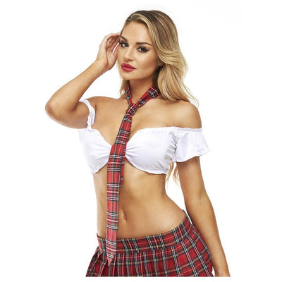 Teachers Pet Sexy Schoolgirl Tie Top